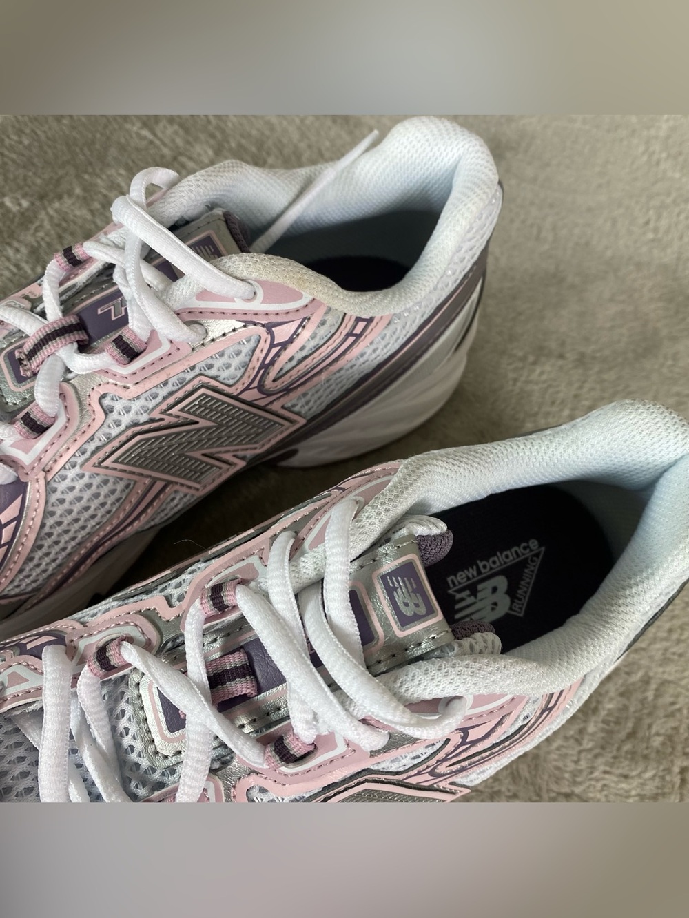 New Balance 740 U740PK2 Womens Size 7.5 Pink White Silver Running Shoes NEW - Picture 9 of 11